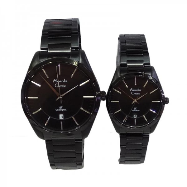 Alexandre Christie AC 8579 Full Black Couple